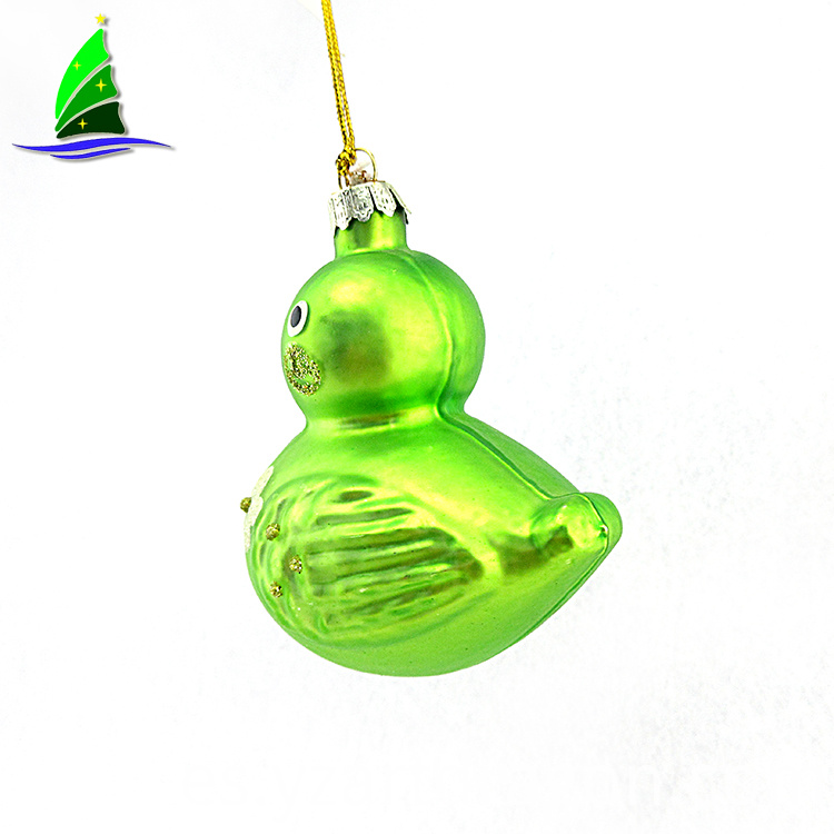 Adornos navideños de vidrio pintado a mano Hand Painted Glass Christmas Ornaments